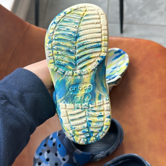 Little Boys Crocs Sandals, two pairs, size 9 boy toddler - Picture 3 of 5